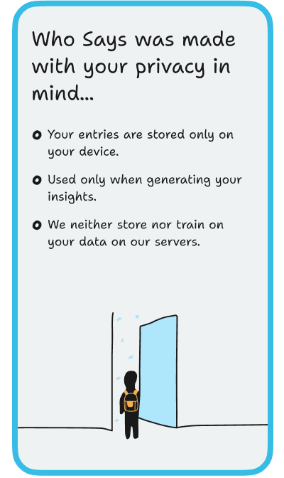 Privacy feature screenshot